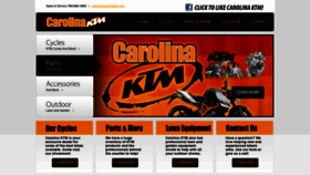 What Carolinaktm.com website looked like in 2018 (5 years ago)