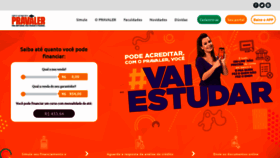 What Creditouniversitario.com.br website looked like in 2018 (5 years ago)