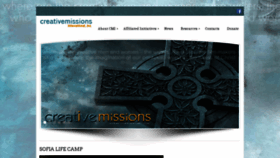 What Creativemissions.com website looked like in 2018 (5 years ago)
