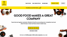 What Citypantry.com website looked like in 2018 (5 years ago)
