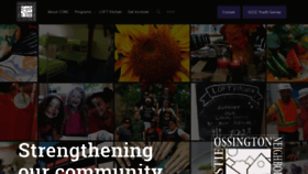 What Conccommunity.org website looked like in 2018 (5 years ago)