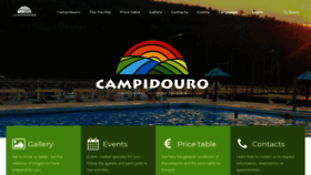 What Campidouro.pt website looked like in 2018 (5 years ago)