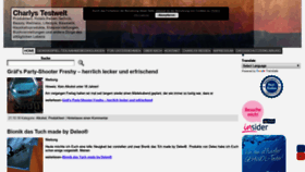 What Charlys-testwelt.de website looked like in 2018 (5 years ago)