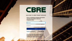 What Cbretenantrequests.com website looked like in 2018 (5 years ago)