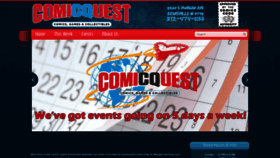 What Comicquest.com website looked like in 2018 (5 years ago)