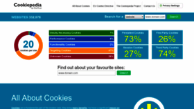 What Cookiepedia.co.uk website looked like in 2018 (5 years ago)