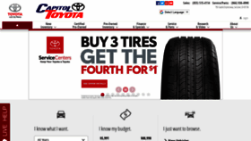 What Capitoltoyota.com website looked like in 2018 (5 years ago)