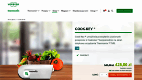 What Cook-key.pl website looked like in 2018 (5 years ago)