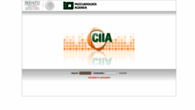 What Ciia.gob.mx website looked like in 2018 (5 years ago)