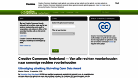 What Creativecommons.nl website looked like in 2018 (5 years ago)