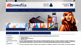 What Cosmetix.eu website looked like in 2018 (5 years ago)
