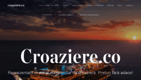 What Croaziere.co website looked like in 2018 (5 years ago)