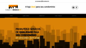 What Casadosindicobh.com.br website looked like in 2018 (5 years ago)