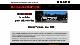 What Cumberlandconveyor.com website looked like in 2018 (5 years ago)