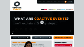 What Coactiveevents.com website looked like in 2018 (5 years ago)