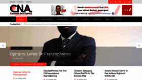 What Cameroonnewsagency.com website looked like in 2018 (5 years ago)