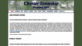 What Chestertwp.com website looked like in 2018 (5 years ago)