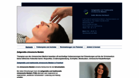 What Chinesische-medizin-frankfurt.com website looked like in 2018 (5 years ago)