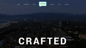 What Craftedpr.com website looked like in 2018 (5 years ago)