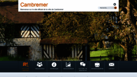 What Cambremer.fr website looked like in 2018 (5 years ago)