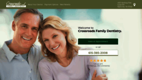 What Crossroadsdentistrytn.com website looked like in 2018 (5 years ago)