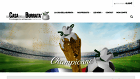 What Casadellaburrata.fr website looked like in 2018 (5 years ago)