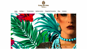 What Casadeorohn.com website looked like in 2018 (5 years ago)