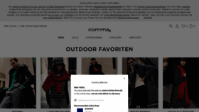 What Comma-fashion.com website looked like in 2018 (5 years ago)