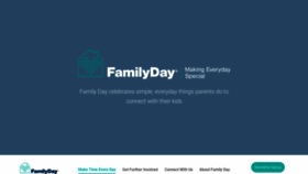What Casafamilyday.org website looked like in 2018 (5 years ago)