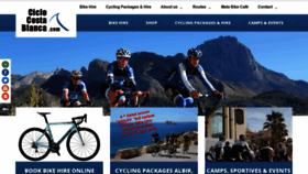 What Ciclocostablanca.com website looked like in 2018 (5 years ago)