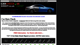 What Carcheckdirect.co.uk website looked like in 2018 (5 years ago)