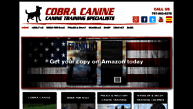 What Cobracanine.com website looked like in 2018 (5 years ago)