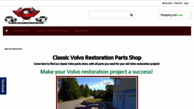 What Classicvolvorestoration.com website looked like in 2018 (5 years ago)