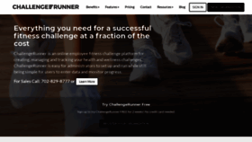 What Challengerunner.com website looked like in 2018 (5 years ago)