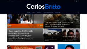 What Carlosbritto.com website looked like in 2018 (5 years ago)