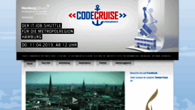 What Codecruise.de website looked like in 2018 (5 years ago)