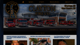 What Clayton45.com website looked like in 2018 (5 years ago)