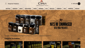 What Cipria.com.br website looked like in 2018 (5 years ago)