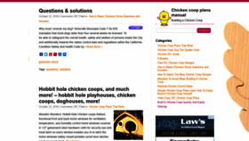 What Chickencoopplansmanual.com website looked like in 2018 (5 years ago)