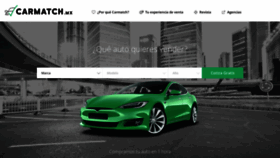 What Carmatch.mx website looked like in 2018 (5 years ago)