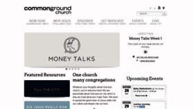 What Commonground.co.za website looked like in 2018 (5 years ago)