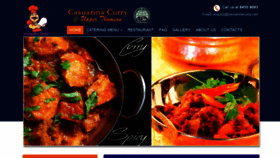 What Casuarinacurry.com website looked like in 2018 (5 years ago)