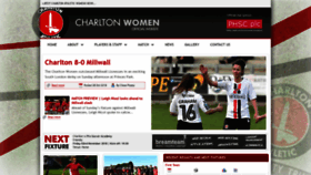 What Cafcwomen.co.uk website looked like in 2018 (5 years ago)