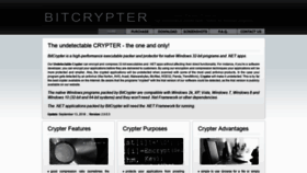 What Crypter.com website looked like in 2018 (5 years ago)
