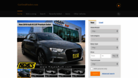 What Cardealfinder.com website looked like in 2018 (5 years ago)