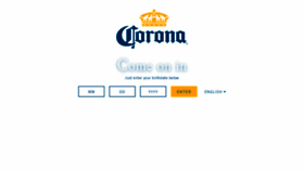 What Coronaextrausa.com website looked like in 2018 (5 years ago)