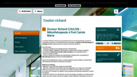 What Coulon-richard-medecine-esthetique.fr website looked like in 2018 (5 years ago)