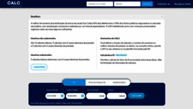 What Calculadorarendafixa.com.br website looked like in 2018 (5 years ago)
