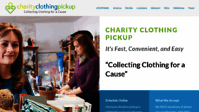 What Charityclothingpickup.com website looked like in 2018 (5 years ago)