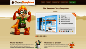 What Chocotemplates.com website looked like in 2018 (5 years ago)